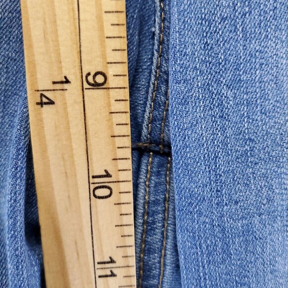 Nine West Jeans Womens Size 12 Blue Chrystie Capri Stretch Denim Cropped - Picture 7 of 13